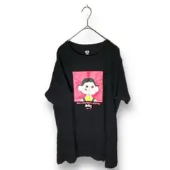 【UNIQLO】ペコちゃんTシャツ　ユニクロ　XL ビッグシルエット　体型隠し