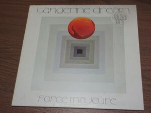 ◆英盤　タンジェリン・ドリーム　TANGERINE DREAM　FORCE MAJEURE　クリア・ビニール限定盤