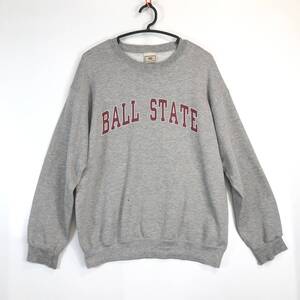 90s LEE リー スウェットシャツ グレー BALL STATE サイズ不明