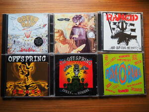 ◆◇送料無料/中古 グリーンデイ オフスプリング ランシド パンク CD6枚セット PC読込確認済 GreenDay Offspring Rancid◇◆