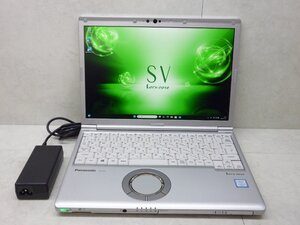 ☆1円☆第8世代☆CF-SV7HD4VS☆Core i5 1.60GHz/8GB/SSD256GB/累積20160/高解像度/Sマルチ/無線/Bluetooth/カメラ/Office/Win11 DtoD領域☆