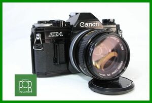 【動作保証・点検済】良品■Canon AE-1 ブラック / CANON FD 50mm F1.4 S.S.C.■シャッター全速・露出計・絞り完動・鳴きなし■2028