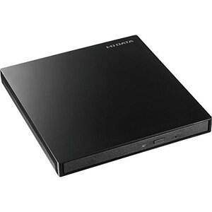 アイ・オー・データ機器 USB3.1 Gen1 Type-C対応 バスパワー駆動ポータブルDVDドライブピアノブラック DVRP-UT8　(shin