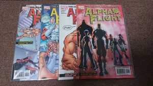 Alpha Flight/アルファ・フライト セット 4冊 #1～#4 X-Men エックスメン アベンジャーズ アメコミ 