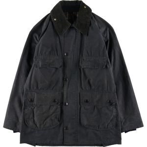 古着 90年代 バブアー Barbour BEDALE ビデイル 旧3ワラント ワックスコットン オイルドジャケット 英国製 34In メンズS相当 /eaa490416