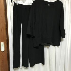 配色ストレッチパンツセットアップ　小さめ4XL