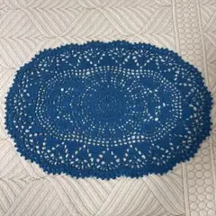 ハンドメイド ドイリー  レース編み 45cm*30cm