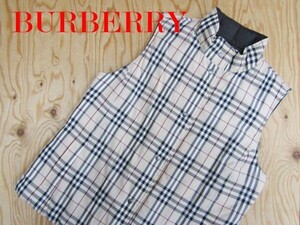 ★バーバリー BURBERRY★レディース ノバチェック総柄 リバーシブル ライトダウンベスト★R70202012A