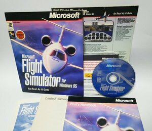 【同梱OK】 Microsoft Flight Simulator 95 ■ ゲームソフト ■ Windows 95