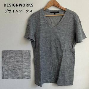 DESIGNWORKS デザインワークス Ｔシャツ 麻混 日本製 アバハウス