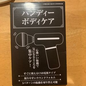 小学館DIME 2023年11月号付録 ハンディーボディケア ※未開封 