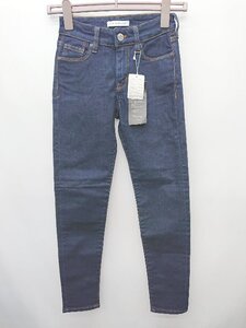 ◇ ◎ ●未使用● AZUL BY MOUSSY タグ付き ストレッチ A Comfort Denim デニムパンツ サイズＳ ネイビー系 レディース P