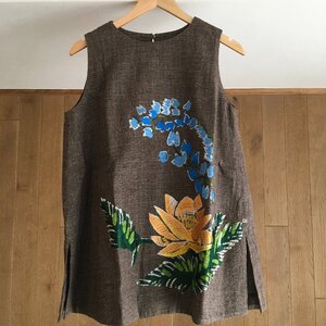 即決 極美品 45r フォーティファイブアール　ギマ　アロハ　刺繍　トップスTM