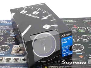 在庫有 Defi Racer Gauge N2プラス　デフィ　レーサーゲージ　60Φ（ブルー） 電圧計 　DF19801