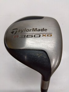 TaylorMade R360 XD FW 7W ロフト角不明 flex:R メンズ右 オリジナルカーボンシャフト フェアウェイウッド テーラーメイドヘッドカバー付き