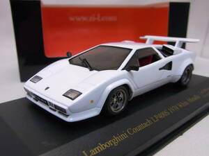 ★貴重!★Lamborghini Countach LP400S 1978 White Metallic 1/43【ジール特注999台限定 ランボルギーニ カウンタック】zi-l02 ixo 検LP500