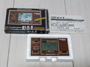 即決LCDゲーム 美品 影忍者 箱説明書付き 動作確認済 バンダイゲームデジタルシリーズ LSI 電子ゲーム ゲームウォッチ GD