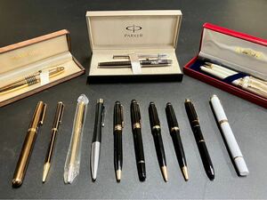  PARKER PLATINUM Burberry など ブランド筆記用具 ボールペン 万年筆 文房具 まとめ 現状品