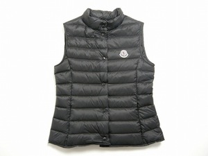 キッズ14A(大人女性00-0相当)■新品 本物■モンクレールLIANE GILETライトダウンベストDOWN VESTリアン/ジレMONCLER/ブラック黒レディース