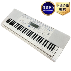 Casio LK-222 電子ピアノ 光ナビゲーションキーボード 2015年製 電子楽器 光る 61鍵盤 レッスン 中古 W9228452