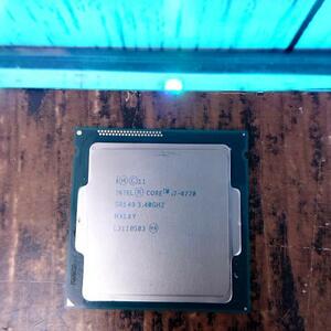 【動作確認済】CPU Intel Core i7 4770 3.40GHz-3.90GHz 4C8T LGA1150 パソコン PCパーツ 