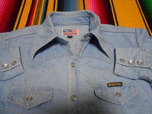 １９６０年代製 ボブソン BOBSON インディゴ 藍染め ６８５ ウェスタンシャツ ビンテージ INDIGO WESTERN SHIRTS VINTAGE