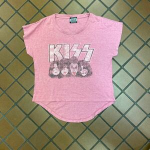 美品　ロック　KISS 半袖Tシャツ サイズフリー　ノースリーブ