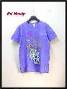 メンズM 本物 正規品 【Ed Hardy エドハーディー スカルTシャツ PUNK】