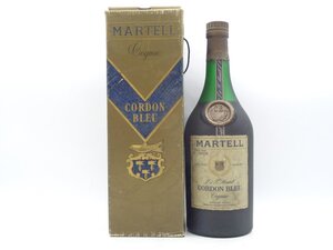 同梱不可 1円～MARTELL CORDON BLEU マーテル コルドンブルー コニャック ブランデー 700ml 箱入 G34587