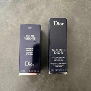 新品未使用　Dior クリスチャンディオール　ルージュ　トップコート　セット ディオール コスメ ルージュディオール バーム 