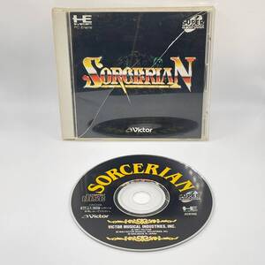 024【★レトロ★】PCE PCEngine PCエンジン SUPER CD-ROM2 Victor 日本ファルコム Sorcerian ソーサリアン ソフト 箱説付 ジャンク品