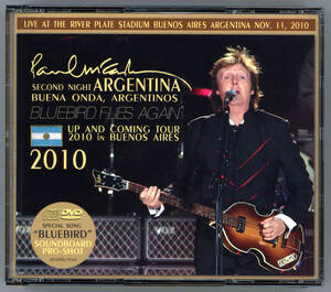 Paul McCartney : SECOND NIGHT ARGENTINA BLUEBIRD FLIES AGAIN(2CD+DVDプレス盤) 2010年アルゼンチン2日目・新品 Piccadilly Circus