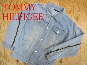 ★トミーヒルフィガー TOMMY HILFIGER★メンズ バックロゴワッペン デニムジャケット★R60630051A