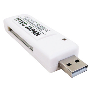 送料無料 小型CFカードリーダー/ライター コンパクトフラッシュ128GB対応 CF-USB2/2 変換名人/9699
