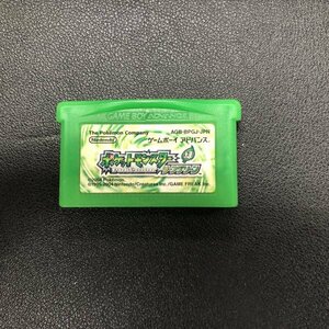 GBA ポケットモンスター リーフグリーン ゲームボーイアドバンス 動作確認済み Nintendo ニンテンドー Q117