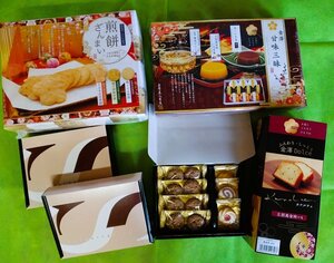 スイーツ・甘味・焼菓子・ケーキ　ふんわりしっとり能登ケーキ・甘味三昧・煎餅詰合せ・焼菓子など　送料無料1/6以降の発送です