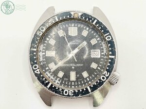 2407600071　＃ 1円～！ SEIKO セイコー セカンド ダイバー 6105-8000 自動巻き 3針 デイト 腕時計 黒文字盤 ブラック フェイスのみ