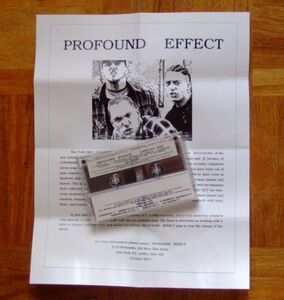 PROFOUND EFFECT - LASHING OUT / ADVANCE CASSETTE（D-10）1995年 ★★ デモテープ / NYHC / US HARDCORE / ハードコア / カセットテープ