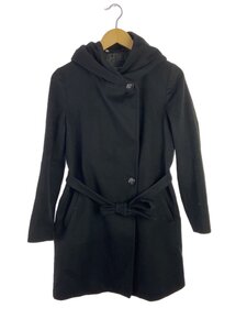 MAXMARA WEEKEND◆コート/32/カシミア/BLK/無地