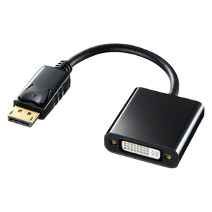 DisplayPort-DVI変換アダプタ サンワサプライ AD-DPDVA01 送料無料 新品