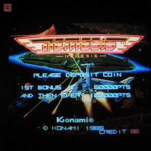 1円〜 KONAMI NEMESIS 海外版 ネメシス バージョンE 欧州版 グラディウス GRADIUS コナミ 動作確認済【20