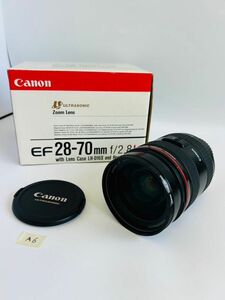 A6S Canon キャノン レンズ ULTRASONIC Zoom LENS EF 28-70mm 1:2:8 L MACRO 0.5m/1.6ft ケース 箱付き