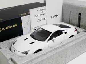 オートアート 1/18 レクサス LFA ホワイテスト・ホワイト 塗装溜り有り Lexus LFA 