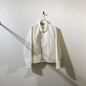 vintage poly cotton swing top jacket アメリカ古着 ビンテージ USA製 刺繍 スウィングトップ ジップジャケット 80s 90s