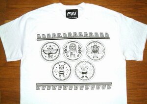 新品 ファニー FUNNY ヘビーコットン生地 ネイティブ アメリカン インディアン 半袖 Tシャツ (Mサイズ/白) ホピ カチナ カチーナ ナバホ