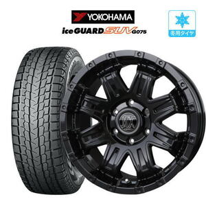 スタッドレス タイヤ ホイール 4本 6穴139 ロックケリー MX-II YOKOHAMA アイスガード SUV (G075) 265/70R17