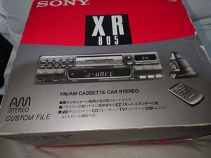 SONY am stereo/DOLBY C　wide FM対応　ハイエンドモデル　ＸＲ-805 EZリモコンRM-1S欠品　ワイヤレスリモコンとマウントシールド材有り