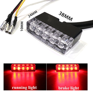 ☆即決☆ 残り僅か 12V汎用品 超小型LED ミニテールランプ ブレーキランプ カスタム等に 送料200円　