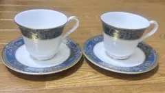 2客⭐︎ROYALDOULTON ロイヤルドルトンカーライル カップ&ソーサー