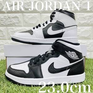 ナイキ ウィメンズ エア ジョーダン 1 ミッド SE オマージュ NIKE WMNS AIR JORDAN 1 MID AJ1 白黒 23.0cm 送料込み DR0501-101